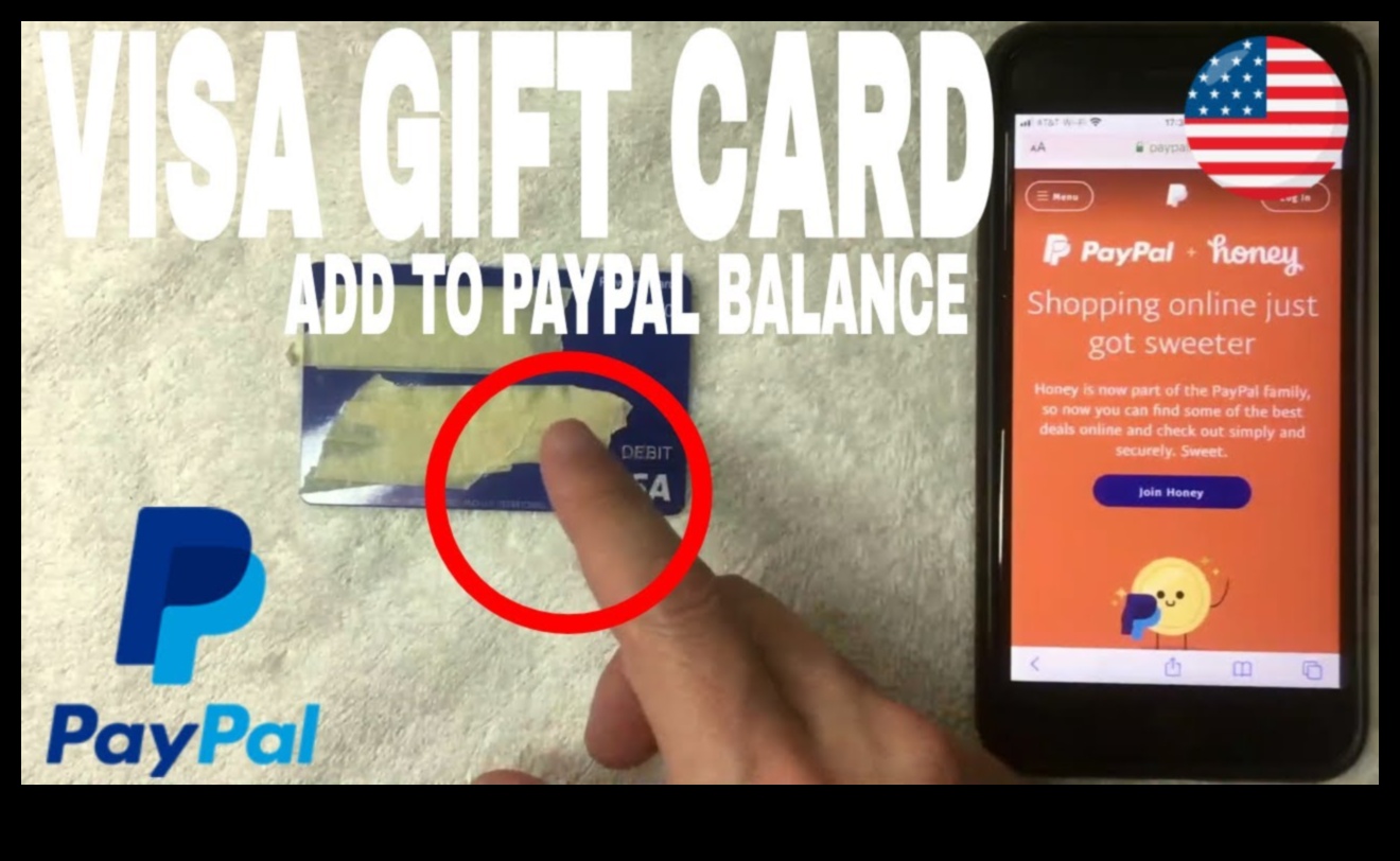 can i use a visa gift card on paypal